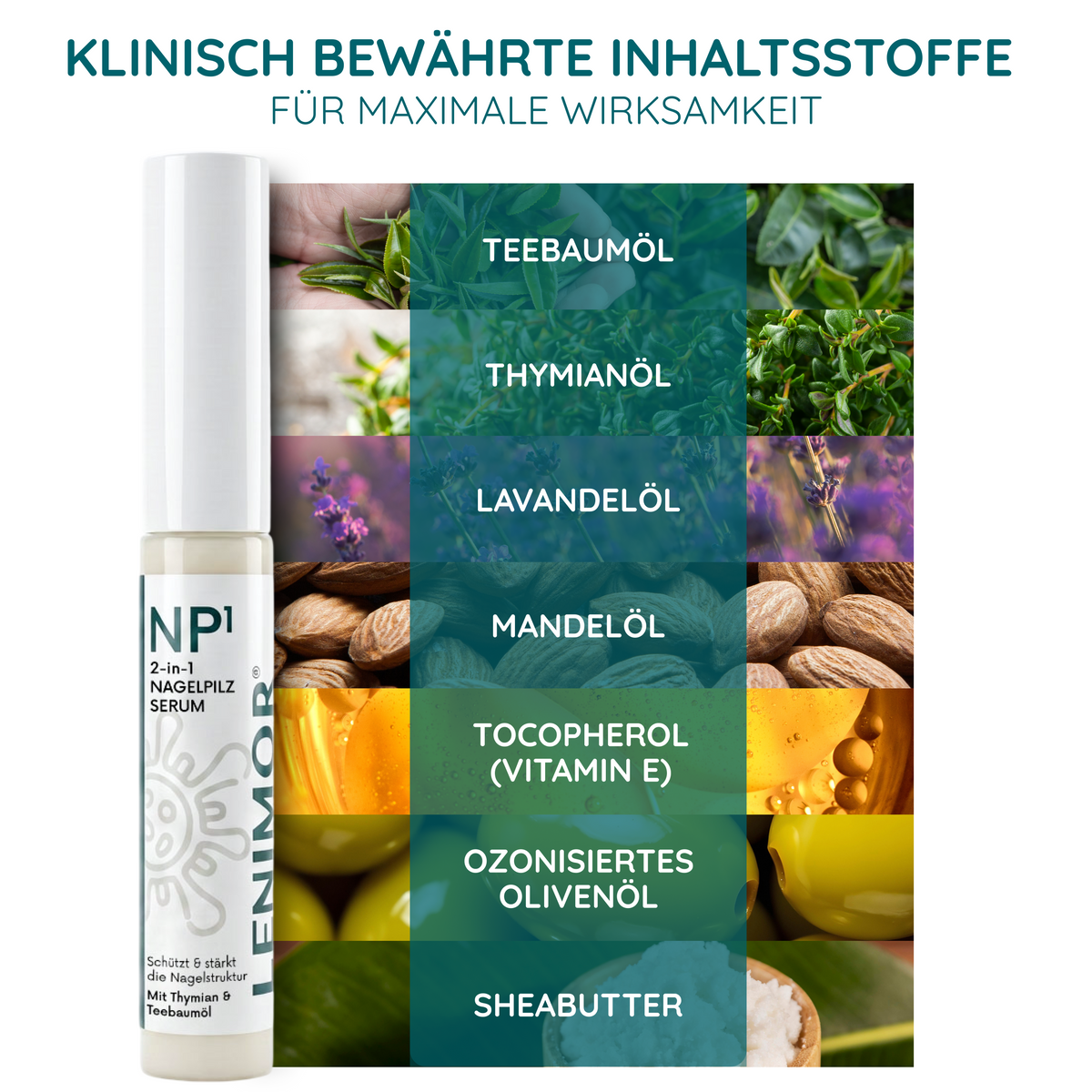 Nagelpilz Serum mit Teebaumöl – ohne aggressive Säuren, 10 ml