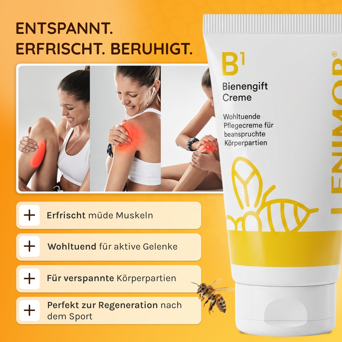BIENENGIFT Creme (Kühlend & aktivierend) - 125ml