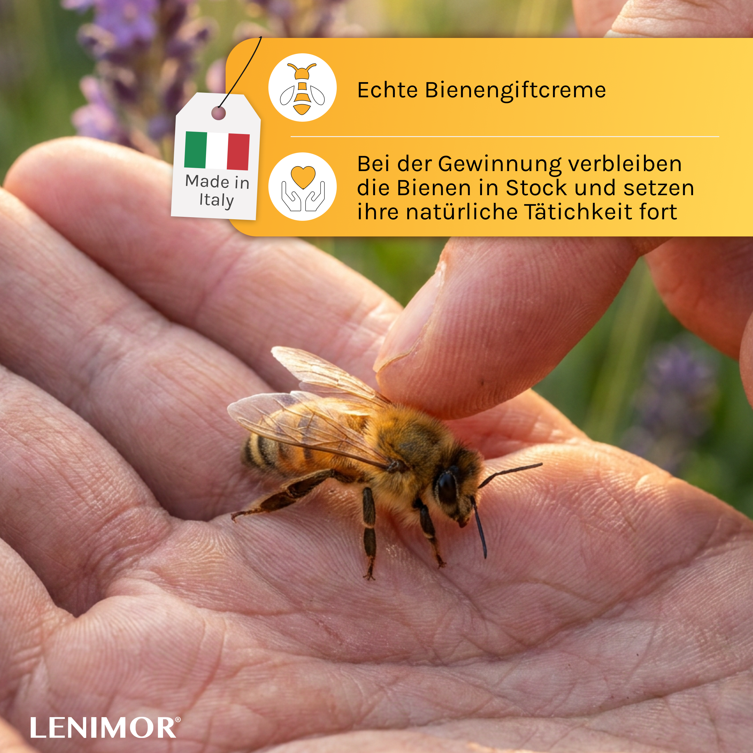 BIENENGIFT Creme (Kühlend & aktivierend) - 125ml