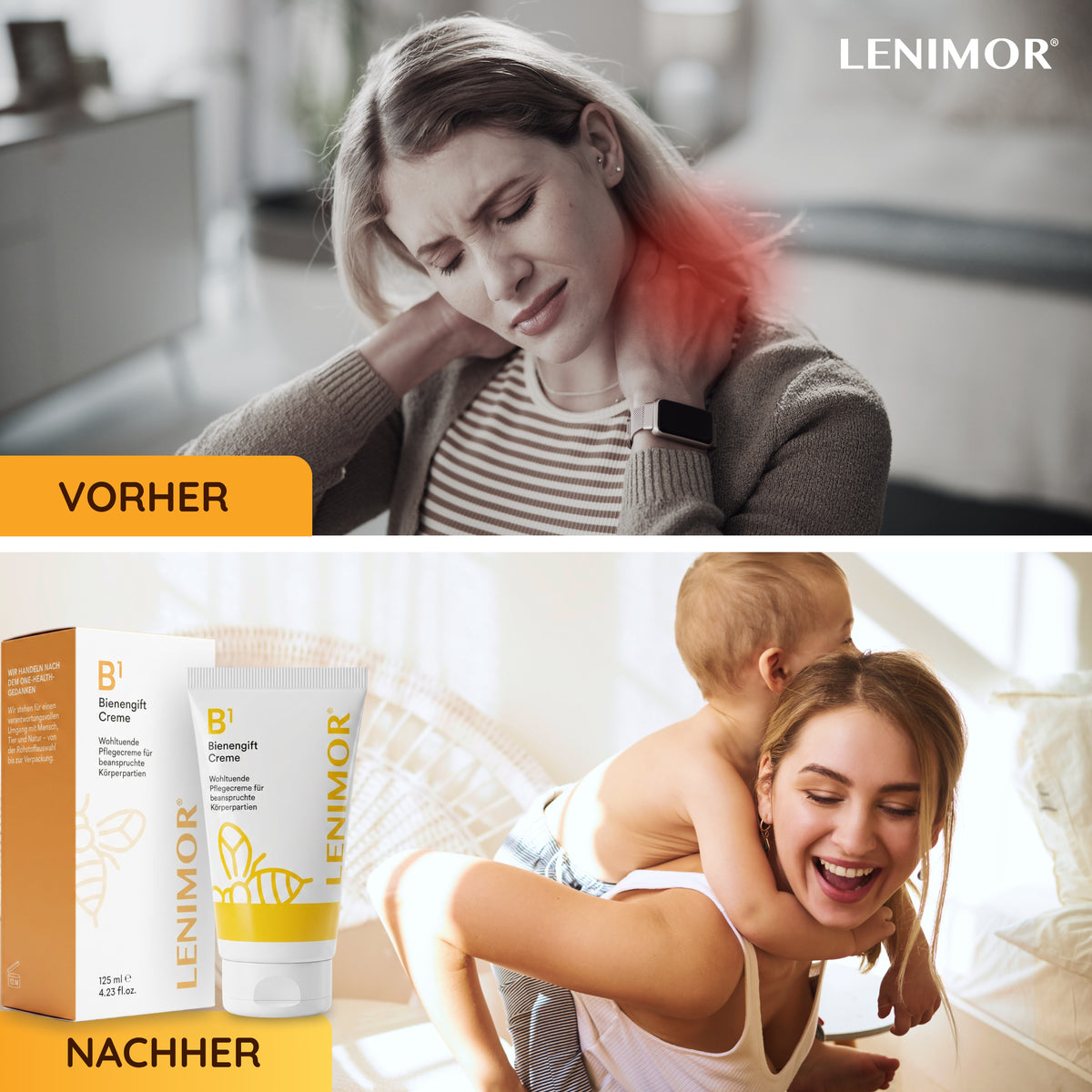 BIENENGIFT Creme (Kühlend & aktivierend) - 125ml