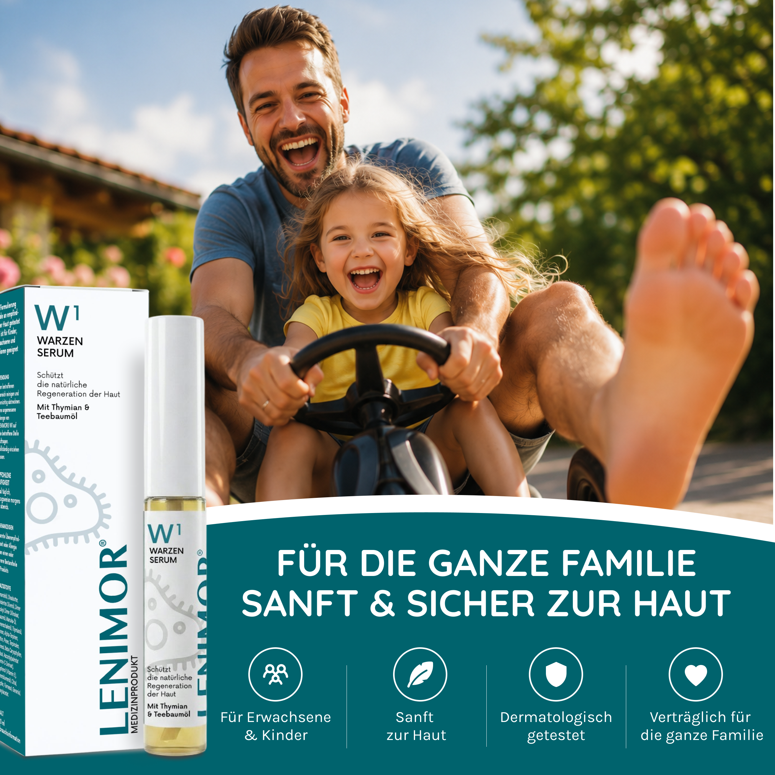 WARZEN Serum - Natürliche Formel mit Thymian & Teebaumöl - 10ml