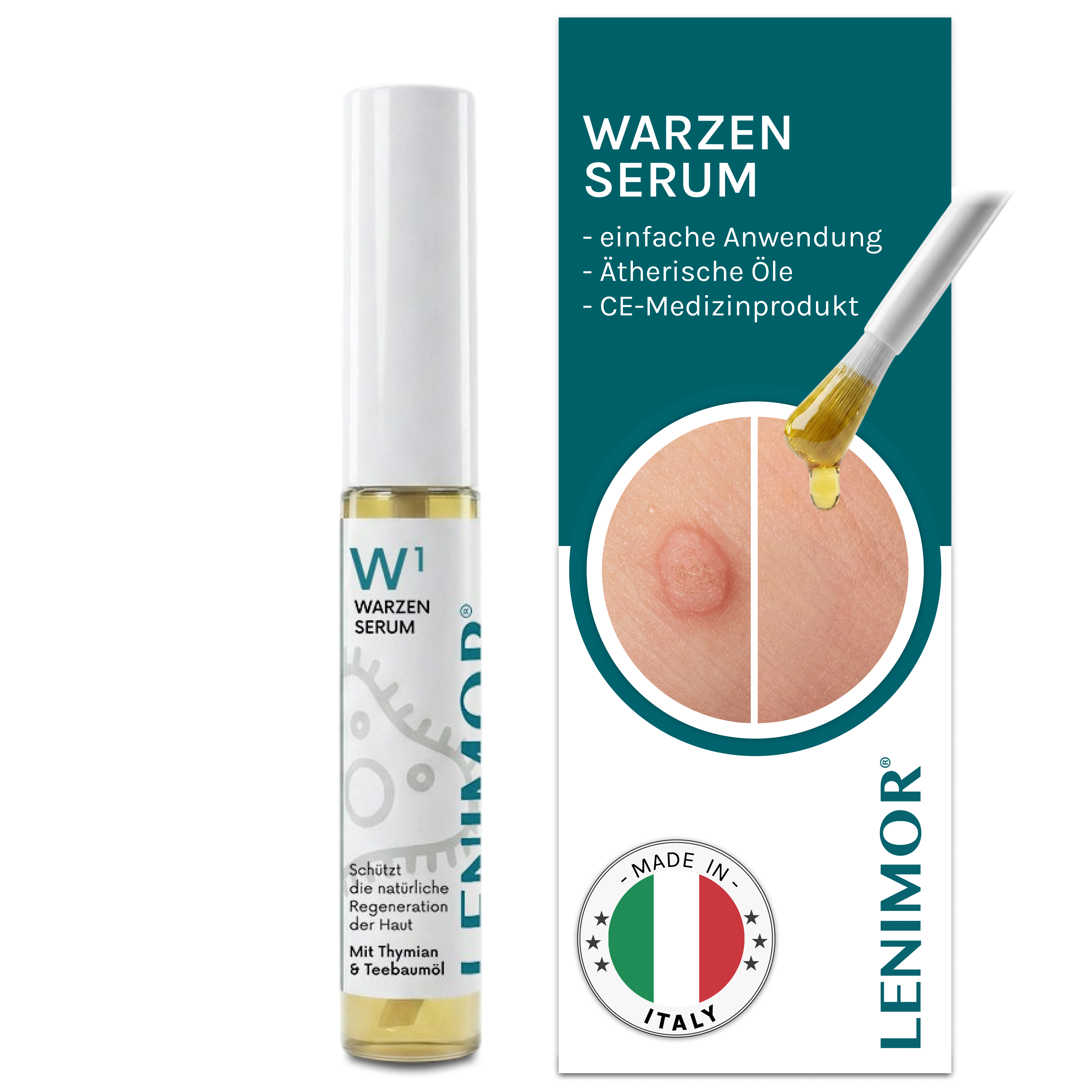 WARZEN Serum - Natürliche Formel mit Thymian & Teebaumöl - 10ml