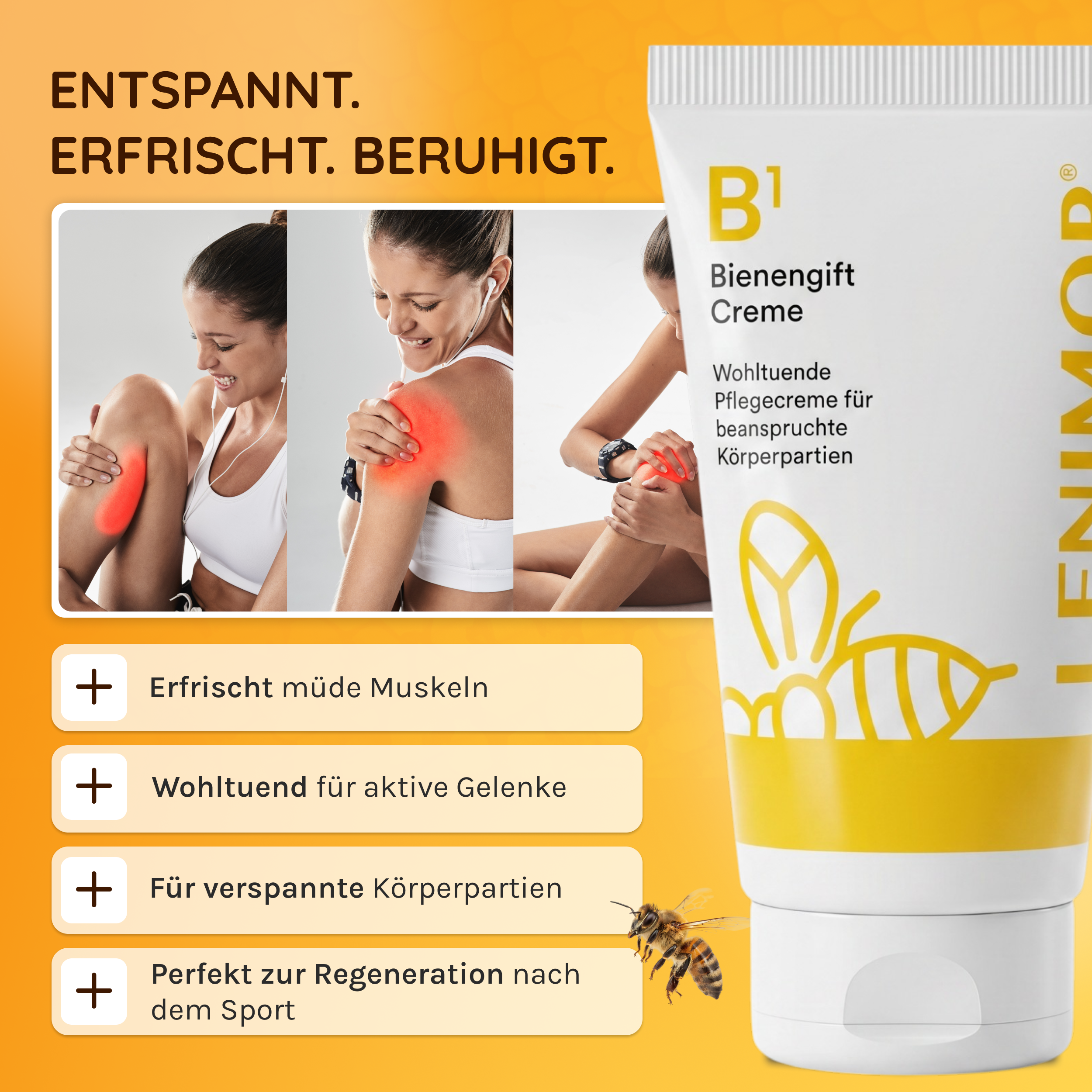 BIENENGIFT Creme (Kühlend & aktivierend) - 125ml
