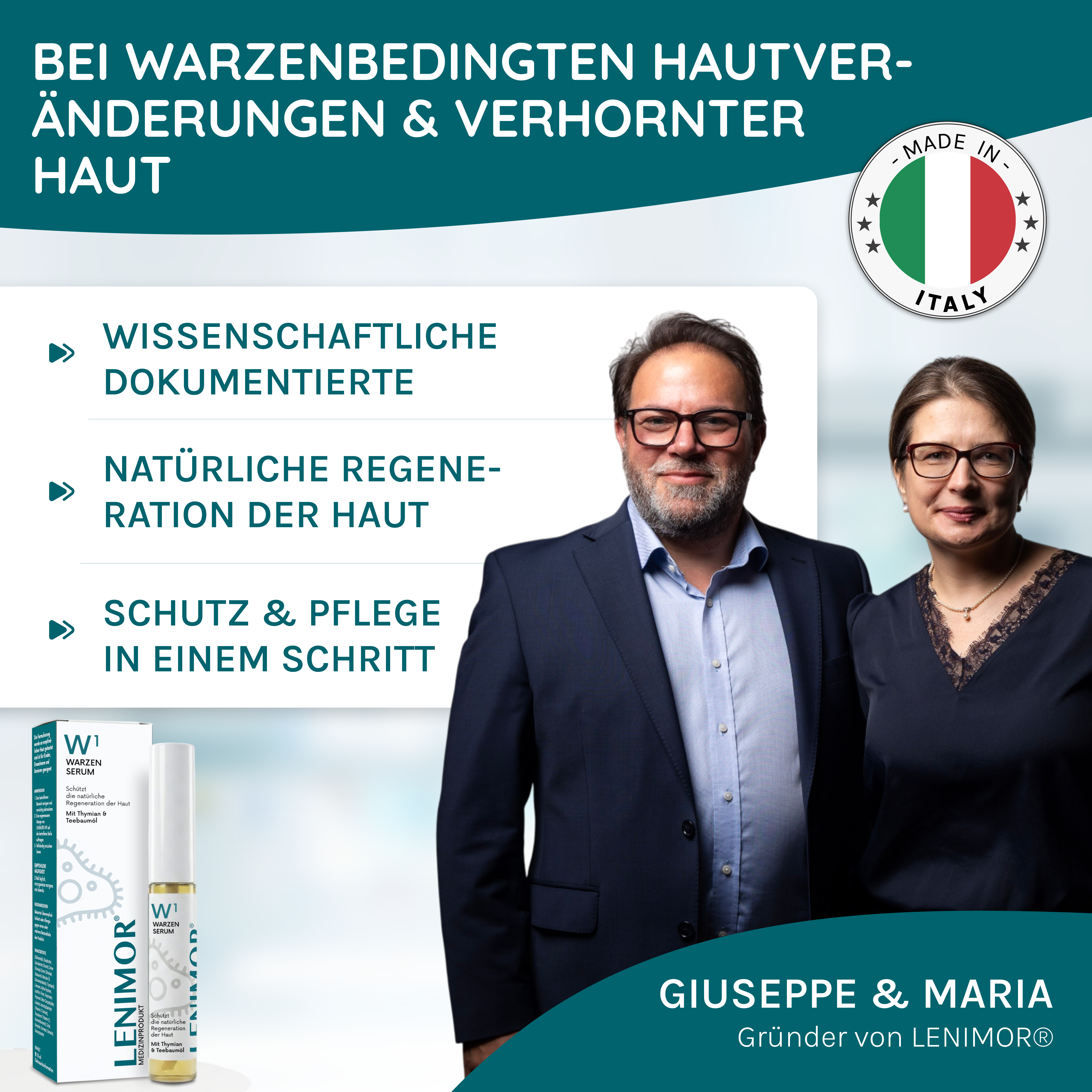 WARZEN Serum - Natürliche Formel mit Thymian & Teebaumöl - 10ml