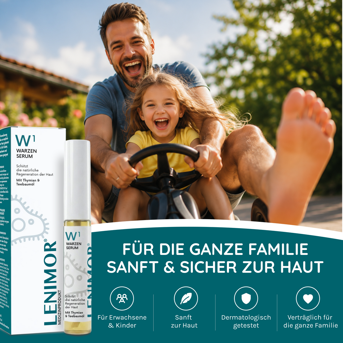 WARZEN Serum - Natürliche Formel mit Thymian & Teebaumöl - 10ml